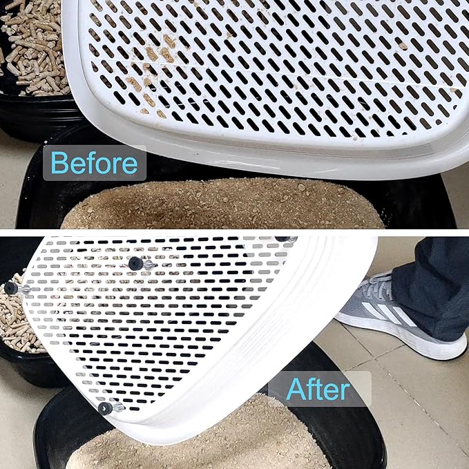 6pcs Raised Foot Pads for Cat Sifting Litter Box