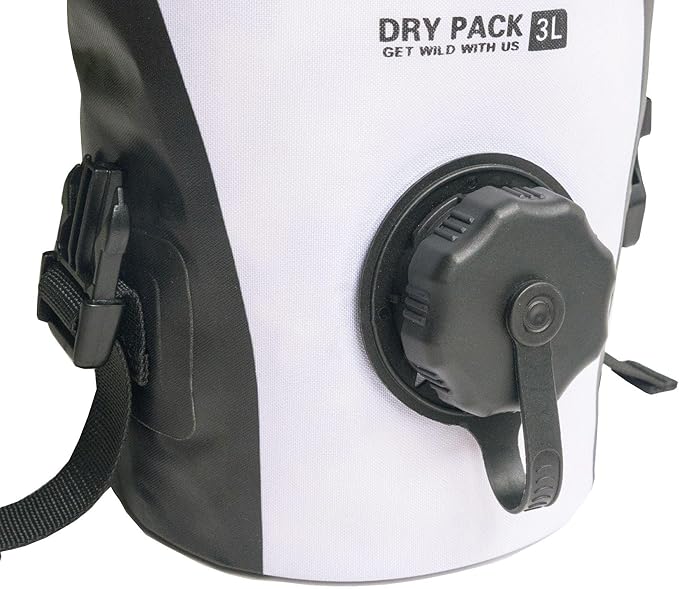 DOG HELIOS Grazer' Waterproof Outdoor Travel Dry Food Dispenser Bag, 3L, Yellow