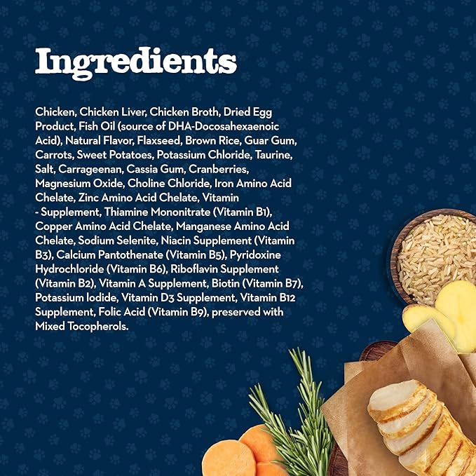 Blue Buffalo Baby BLUE Natural Kitten Wet Cat Food, Healthy Growth Formula with DHA, Chicken Recipe Multi-Pack, 3-oz. Cans (6 Count)