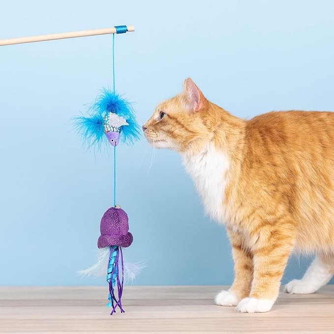 Fringe Studio "Going with The Tide Teaser Cat Toy, Pet Shop Collection (717003)