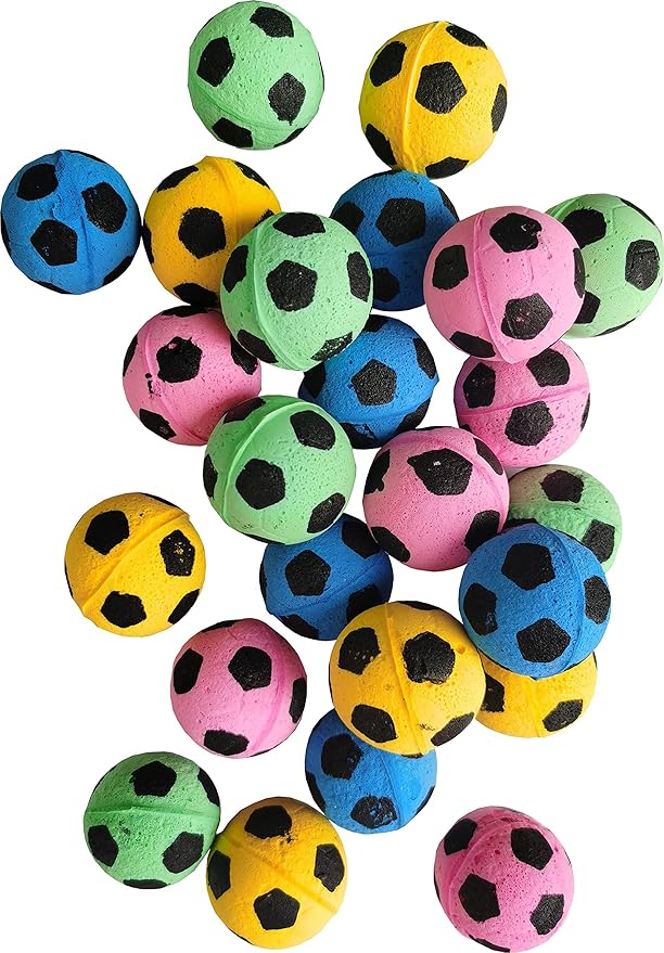 Foam Soccer Balls Cat Toys (Balls Cat Toys (24pcs))