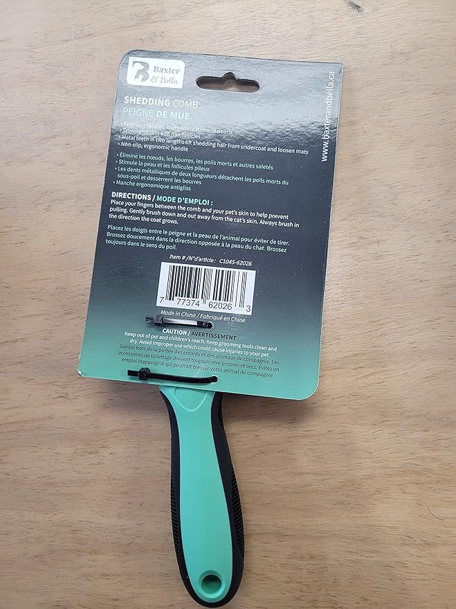 Baxter & Bella Shedding comb