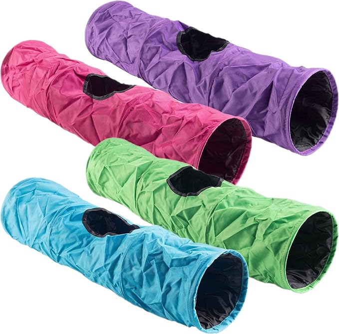 Kaytee Crinkle Tunnel Oversized Crackling Tube For Pet Guinea Pigs, Ferrets, Rats, and Chinchillas