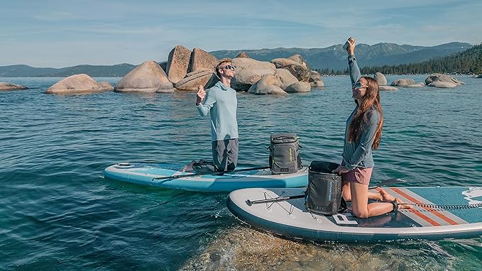 Backpack Cooler Insulated Leak Proof 30/45 Cans, 2 Insulated Compartments Thermal Bag, Portable Lightweight Beach Travel Camping Lunch Backpack for Men and Women