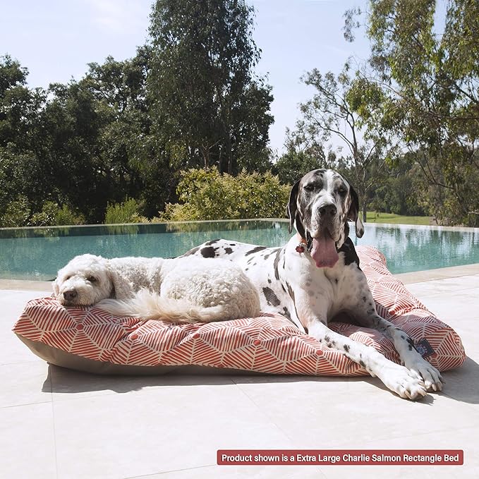 Majestic Pet Charlie Gray X-Large Rectangle Bed