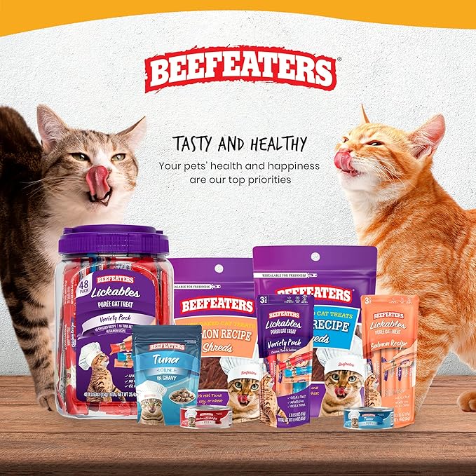 Beefeaters Cat Treats - Chicken Tuna Pate 5.5oz, Case of 24 | Complete Wet Cat Food, Essential Vitamins & Taurine, No Artificial Additives | Training Treats | Supports Immune System & Eye Health