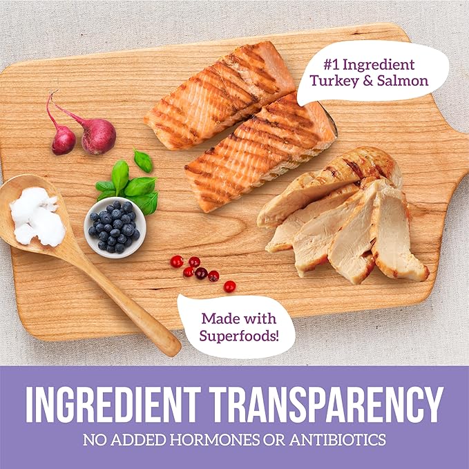 Health Extension Dry Cat Food, (15 lb / 6.8 kg) - Turkey & Salmon Recipe with Whole Vegetables, Berries, Added Vitamins & Minerals, Suitable for All Cats & Kittens