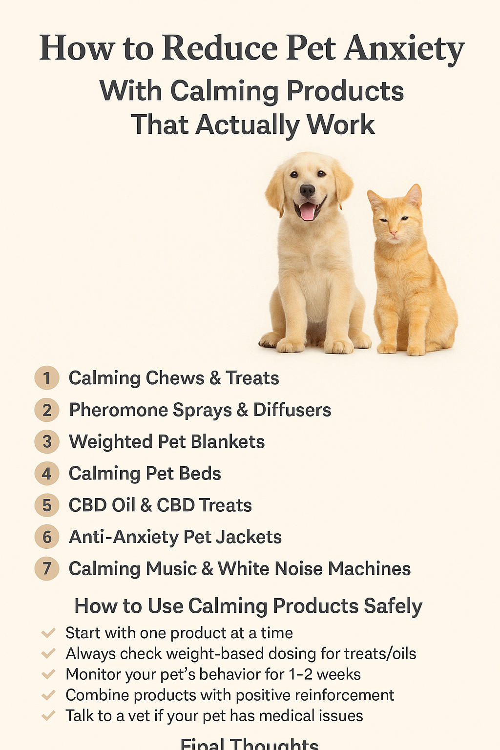 How to Reduce Pet Anxiety With Calming Products That Actually Work