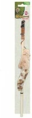 Ethical Pets Bulk Buy (3-Pack) Skinneeez Forest Friends Wand for Cats 12 inch Rabbit, Duck Or Chipmunk 2727