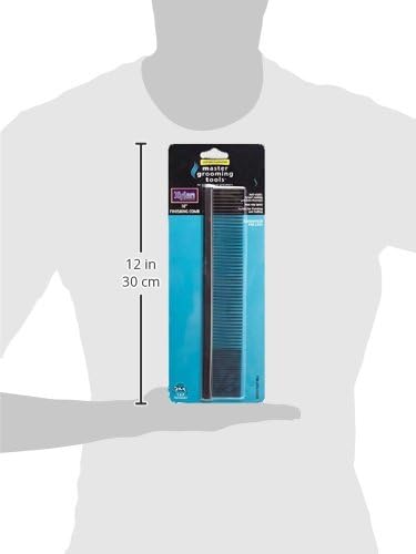 Master Grooming Tools Xylan Combs — Coated Combs for Grooming Dogs - Fine/Coarse, 7½"