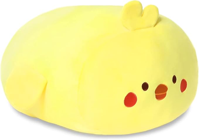 Anirollz Stuffed Animal Plush Toy – 20" Jumbo Plush Doll | Soft, Squishy, Cute, Comfort, Safe | Birthday Gift Pillow with Cute Character Yellow Chick Chickiroll