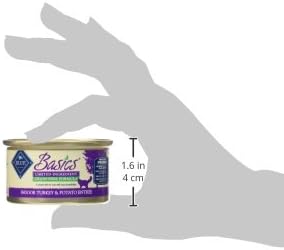 Blue Buffalo Basics Grain-Free Adult Wet Dog Food, Skin & Stomach Care, Limited Ingredient Diet, Turkey Recipe, 3-oz Can, 24 Count