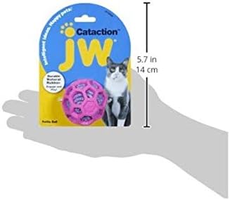 JW Pet Company Cataction Rattle Ball, Cat Toy