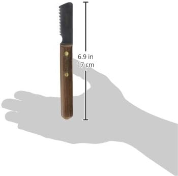 Mars Professional Dog Stripping Knife Grooming Tool, Sharp Tooth, for Coarse Fur, Right-Handed