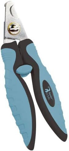 Baxter & Bella Stainless Steel Nail Clippers for Pets. (Large Dog Nail Trimmer (Curve))
