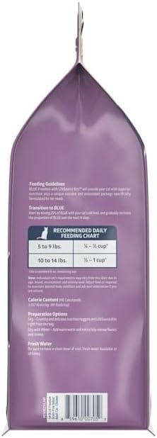 Blue Buffalo Freedom Grain-Free Adult Dry Cat Food, Complete & Balanced Nutrition for Indoor Cats, Made with Natural Ingredients, Chicken Recipe, 5-lb. Bag