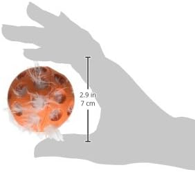 JW Pet Company Cataction Feather Ball, Cat Toy