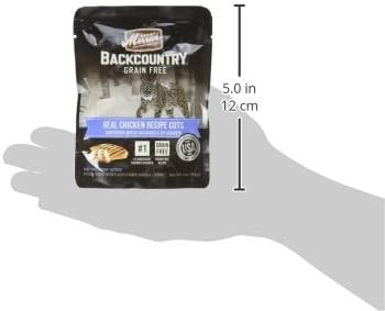Merrick Backcountry Grain Free Gluten Free Premium High Protein Wet Cat Food, Chicken Recipe Cuts With Gravy - (Pack of 24) 3 oz. Pouches