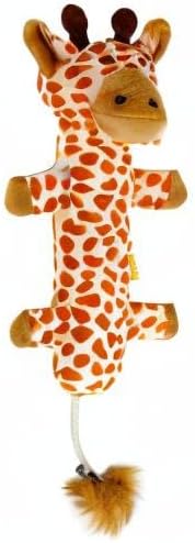 Catnip Silvervine Matatabi Pillow for Cats & Kittens,Cat Kicker Toy,Crinkle Sound Toy,Large Size Cat Pillow Soothing Plush Cat Toy (Giraffe).