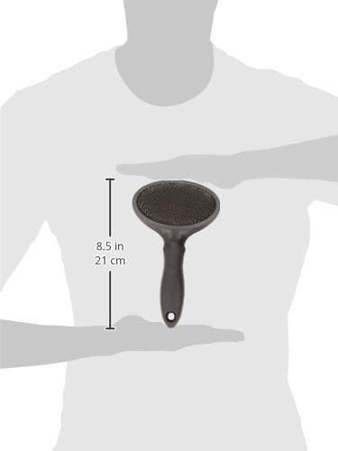 Miracle Care Slicker Dog Brush, Large, black