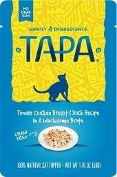 Tapa 855009 Chicken Breast & Duck Recipe Cat Food Toppers, One Size