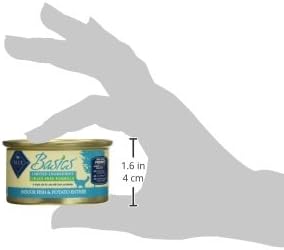 Blue Buffalo Basics Grain-Free Adult Wet Cat Food, Skin & Stomach Care, Limited Ingredient Diet, Fish Recipe, 3-oz. Can, 24 Count