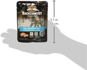 Merrick Backcountry Grain Free Gluten Free Premium High Protein Wet Cat Food, Duck Recipe Cuts With Gravy - (Pack of 24) 3 oz. Pouches