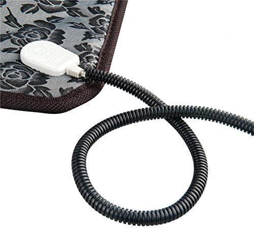 La La Pet® Electric Heating Mat for Dog and Cat Constant Electric Heating Temperature Warming Pad Cushion Bed Mat for Pet,Gray