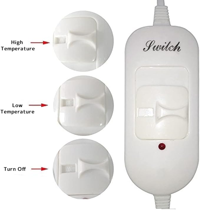 La La Pet® Mat for Dog and Cat Constant Electric Heating Temperature Warming Pad Cushion Bed Mat for Pet,Grey-Grid