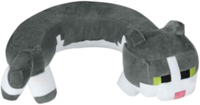 Cat Neck Pillow,Game Plush Toys,Cat Travel Pillow,Cat Stuffed Plush Doll for Fans Kids Christmas Birthday Gift