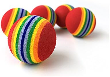 PET SHOW Cat Toy Balls Interactive for Indoor Cats Best Kitten Favorite Gift Soft Foam Ball Chase Quiet Playing Cats Stuff Supplies