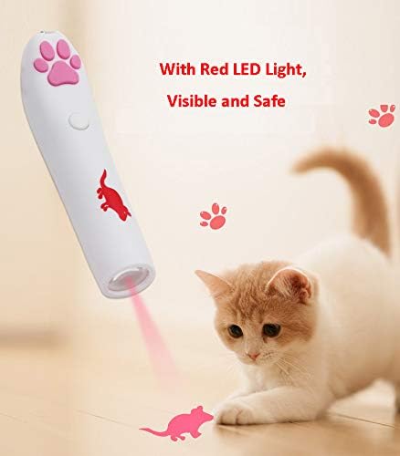 Winod Dog Cat Interactive Play Training Toy with Vivid Mouse Pattern, Electronic Toys for Stimulating Exercise for Cats