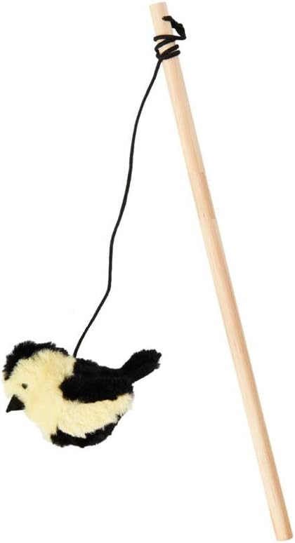 SPOT Ethical Pet Songbird Teaser Wand Interactive Cat Toys, Assorted Designs,52132