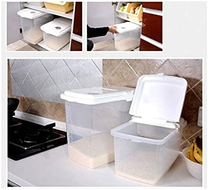 JapanBargain 1826, Japanese Large Rice and Pet Food Storage Container, Ideal for Dry Food, Dog Food, and Cat Food, 22 lbs Capacity, 1-Pack