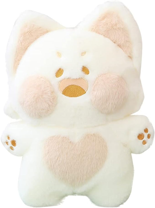 Galatee Cute Cat Plush Toy Cat Stuffed Animal Plush Soft Cat Angel Plushie Pillow Gifts for Adults and Kids(19.6" White Angel)