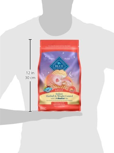 Blue Buffalo Tastefuls Weight & Hairball Control Natural Dry Food for Adult Cats, 3-lb. Bag