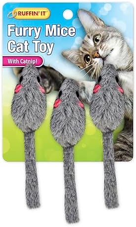 Westminster Pet Fur Mice 3/Pkg-