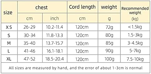 Comfort Step-in Cat Dog Harness and Leash Set for Puppies Cats Kitty Escape Proof Pet Vest Harnesses for Small Animals Rabbit/Mouse/Cats (L:5-7KG, Red)