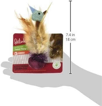 Petlinks Tweet Thing Electronic Sound Cat Toy, Battery Powered - Purple, One Size