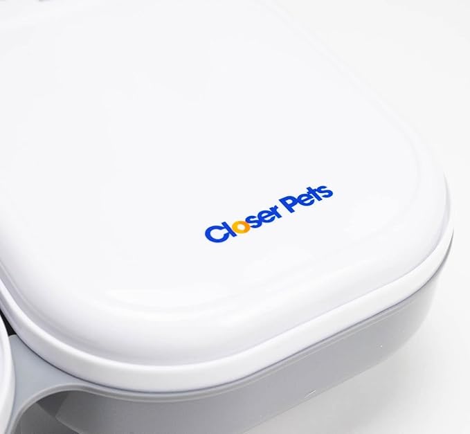 Two-Meal Automatic Pet Feeder with Stainless Steel Bowl Inserts (C200)