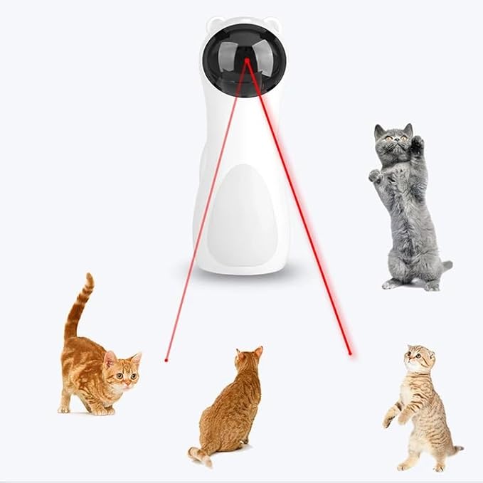 Robot Activity Electric Interactive Movement Automatic Rotating Cat Laser Toy Pets Toys and Accessories