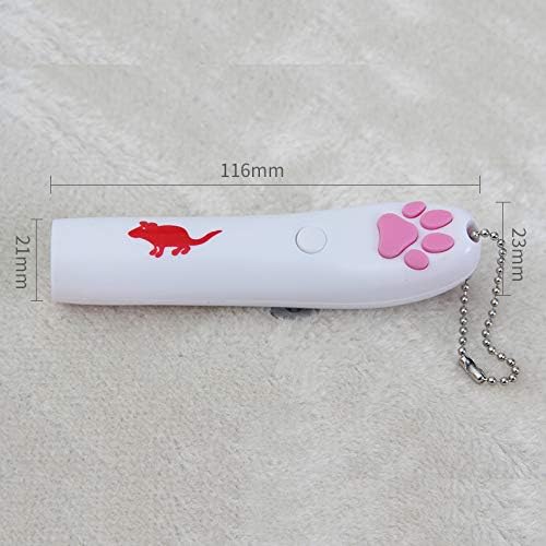 Winod Dog Cat Interactive Play Training Toy with Vivid Mouse Pattern, Electronic Toys for Stimulating Exercise for Cats