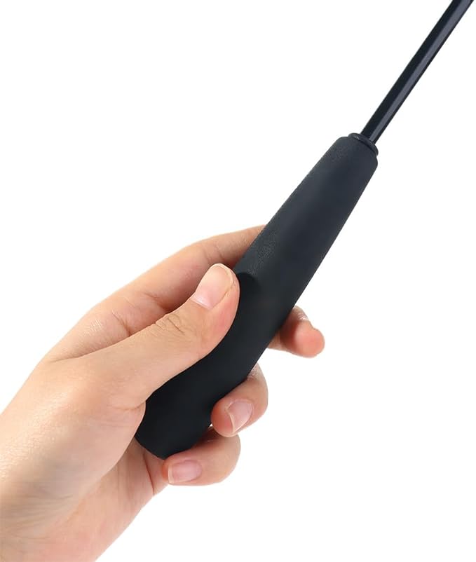 Leadigol Cat Feather Wand Retractable Cat Wand Toy,Cat Teaser Wand Interactive Long Hairy Chew Rod Cat Toy Training Toy Catch Exercise Pet Supplies Playing Toy for Kitten or cat, Brown Feather