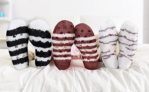 Benefeet Sox Cute Fuzzy Socks for Women Girls Fluffy Warm Cozy Novelty Slipper Socks Funny Animal Plush Sleeping Socks