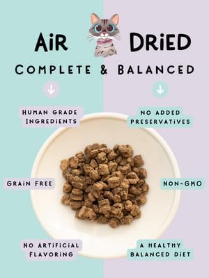 LOVE, NALA - Turkey & Chicken Air Dried Cat Food - Award Winning - Complete & Balanced Cat Food for All Life Stages- 1 Bag - 1 lb.