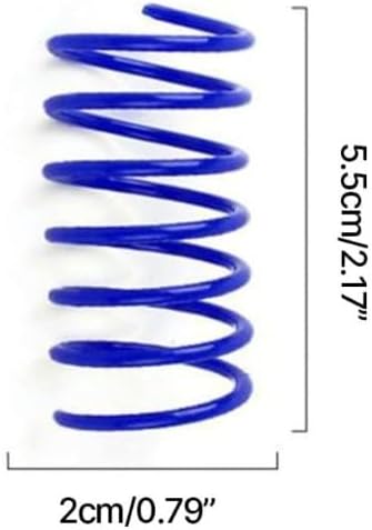 Multicolor Cats Activity Spring Toy, 4Pcs, Interactive Pet Toy, Swatting/Chasing Coils for Indoor Cats, Kittens, Dogs