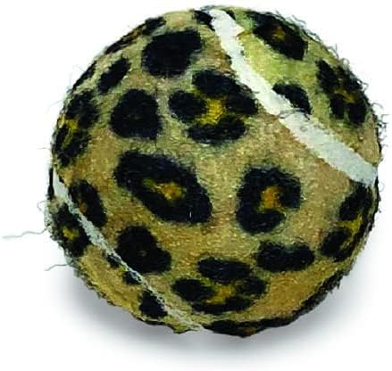 CAT DANCER Products Jungle Pattern Cat Balls (Pack of 4), Interactive Cat Fetch Toy for Exercise with Bead Inside, Toys to Entertain Indoor Cats and Kittens, All Breed Sizes