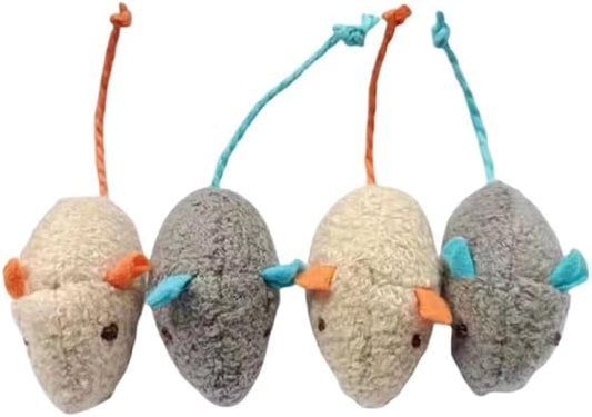 Interactive Cat Toy Mouse - Mouse Toys for Cats, CAT Toy Mouse, CAT Mouse Toy - Engaging & Durable Mouse Toys for Active Play (4 Pack)