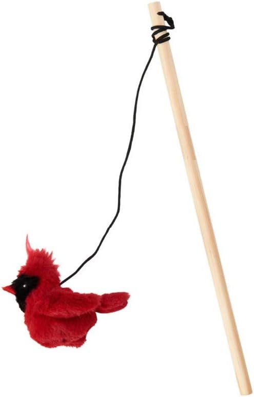 SPOT Ethical Pet Songbird Teaser Wand Interactive Cat Toys, Assorted Designs,52132