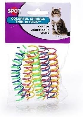 HDP Spot Cat or Kitten Colorful Thin Springs Size:Pack of 100